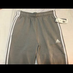 Men’s Adidas sweats light gray **Brand New**